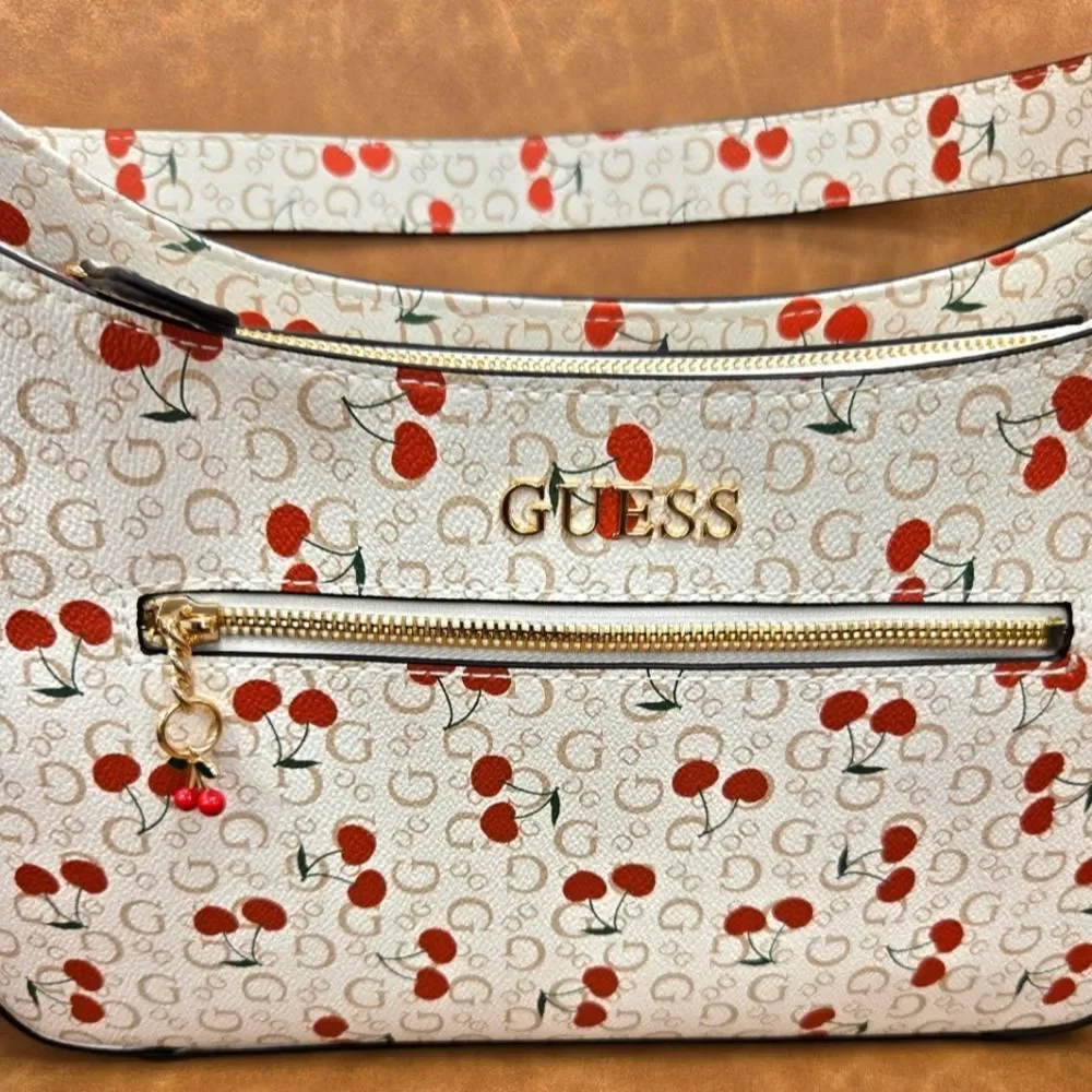 NEW Guess Cherry Shoulder Handbag - Picture 4 of 5